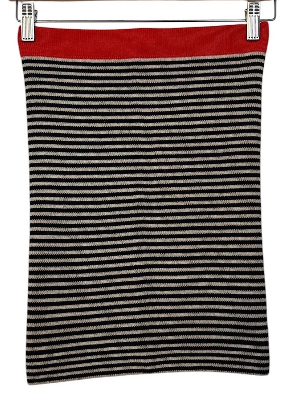 Kate Spade Women’s Neck Warmer 100% Wool Beige Black Red One Size Infinity
